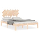 vidaXL Sengeramme med hodegavl 4FT small double heltre 8720845988661