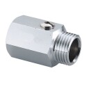 Securex Kuleventil Muffe/Nippel uten grep 3/8"