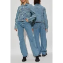 Vetements unisex Jakker Blå L,