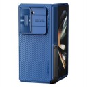 Samsung Galaxy Z Fold5 Nillkin CamShield Fold Hybrid-deksel med Stativ Blå