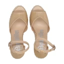 Espadrilles Dame Sko Beige 38 EU,