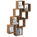  Vegghylle kubeformet gammelt tre 90x15x119,5 cm konstruert tre 8721158439499