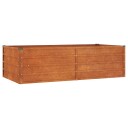 vidaXL Plantekasse grå 160x80x45 cm cortenstål