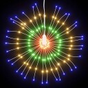 vidaXL Julestjernelys 140 LED flerfarget 17 cm