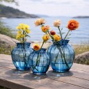 Hadeland Glassverk Emily Vase 23cm Blå Optikk