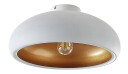 Lindby Metalltaklampe Gerwina, hvit og gull