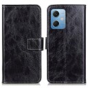 Xiaomi Redmi Note 12/Poco X5 Lommebok-deksel med Magnetisk Lukning Svart