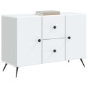  Serviesskap med skuff Hvit 89 x 34,5 x 60 cm Konstruert tre