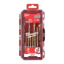 Milwaukee Metallborsett Shockwave HSS-G Tin Red Hex 10 stk