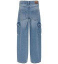 Kids Only Kogharmony Wide Cargo Carrot Pim Noos Blue 140
