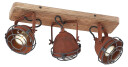 Lindby Farovi takspot, rust, 3 lyskilder