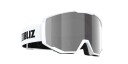 Bliz Spark Mirror OneSize, White/Pink with Silver Mirror