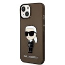 Karl Lagerfeld Ikonik Karl-svart etui til iPhone 14 Plus