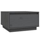 vidaXL Salongbord grå 55x56x32 cm heltre furu