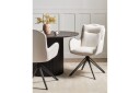 Matsalsstol Beliani Avelar set om 2 Beige-Svart Ljusbeige -