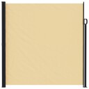 vidaXL Utklappbart side markise sand 500 x 220 cm Polyester