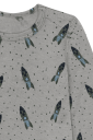 Hust & Claire Bocel Rocket ull/tencel body til barn   forest fog (56)   56