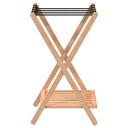  Bagasjestativ 68x38x58 cm bambus 356365