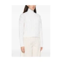 Max Mara Studio Dame Strikkevarer Hvit M,