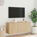 vidaXL Veggmontert TV-benk sonoma eik 100x30x41 cm 8721012255524