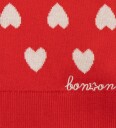 Bonton Genser   Strikk   Paula   Coeur Rouge   Bonton   4 år 104   Genser   Rød