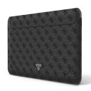 Guess 13-14" Bærbar PC Sleeve med 4G Uptown Triangle Logo - Svart