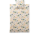 Liewood Ingeborg Junior Printed Bedding Dino Roar / Sandy 100 X 140