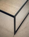 Englesson Square Salongbord 122x62 cm Svart/Burned Walnut