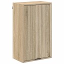  Baderomsskap Veggmontert med dør Sonoma eik 39 x 23,5 x 65 cm