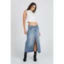 Abrand Jeans Dame Skjørt Blå W28,