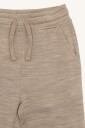 Hust & Claire Ull/Bambus Galon Joggebukse Beige 140