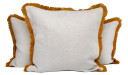 Mille Notti Pienza putetrekk Beige-gul, 50 x 50 cm