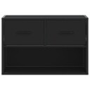  TV-benk svart 60x31x39,5 cm konstruert tre og metall 8721102839689