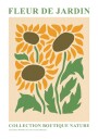 Natural Elegance: Fleur de Jardin Botanique v3 Plakat Plakat / 70x100cm