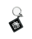 Good Loot Nøkkelring AARD Symbol fra The Witcher 3 - Metall, Sort, Blå, Hvit