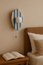 Torlic vegglampe 10 cm - Beige, Hvit, Blå