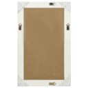 vidaXL Veggspeil barokkstil 50x80 cm hvit