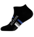 Tommy Hilfiger Ankelsokker 2 pack Svart m. Blå 43/46 Sokker 43 46