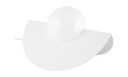 Roccia Bordlampe 25 cm Hvit
