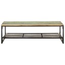 vidaXL Salongbord 110x60x35 cm gjenvunnet heltre