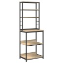  Kjøkkenskap Sonoma eik 60 x 40 x 168 cm Konstruert tre