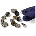 Buksehekter 4 stk x 13 mm sølv