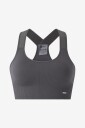 Aim'n Sports bh Black High Support Ribbed Bra Grå