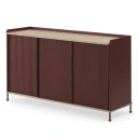Muuto Enfold skjenk 148 x 45 cm    oiled oak Deep Red