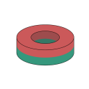 SuperMagneter Ringmagnet Ø 20 X 10 X 6 Mm - Magneter Til Hobby Og Industri