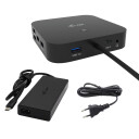 i tec C31TRI4KDPDPRO dokkingstasjon USB C HDMI 2xDP 112W Thunderbolt kompatibel