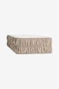 Ellos Home   Sengetrekk Candice Elastic 40 cm i lin   Beige
