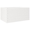  Plantekasse hvit 90x60x46 cm heltre furu