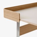 &Tradition Pavilion AV17 Skrivebord Mushroom / Oak / Chrome Leg