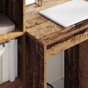  Rustikk Skrivebord Gamelt tre Konstruert tre 60 x 50 x 76 cm